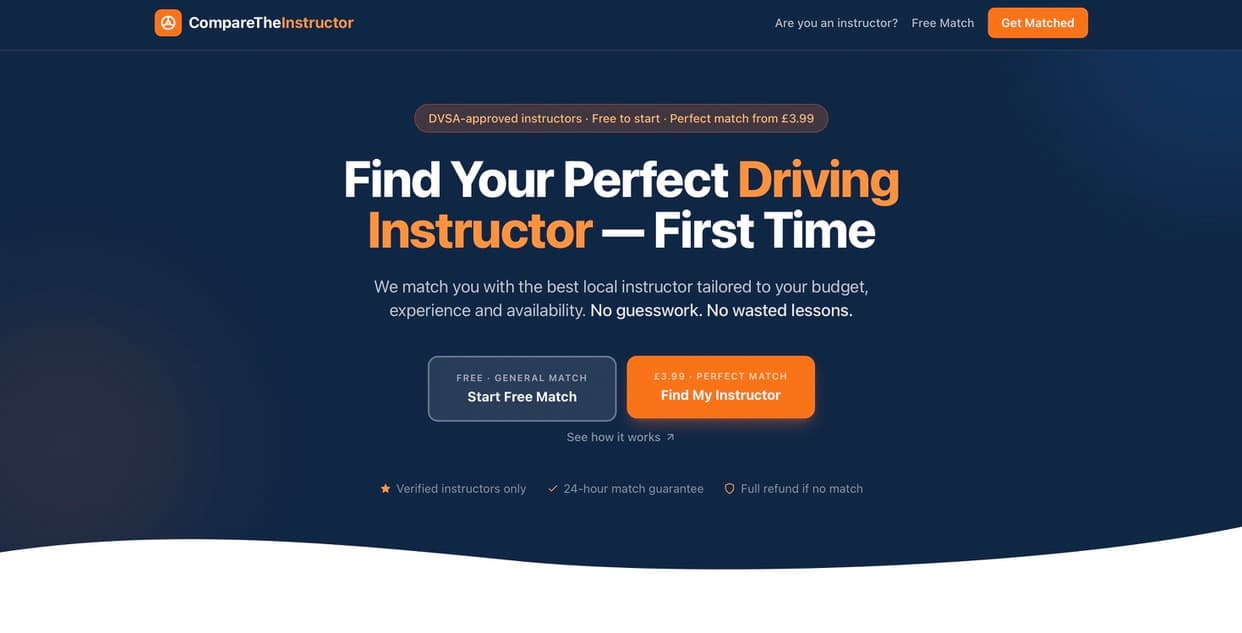Compare The Instructor screenshot
